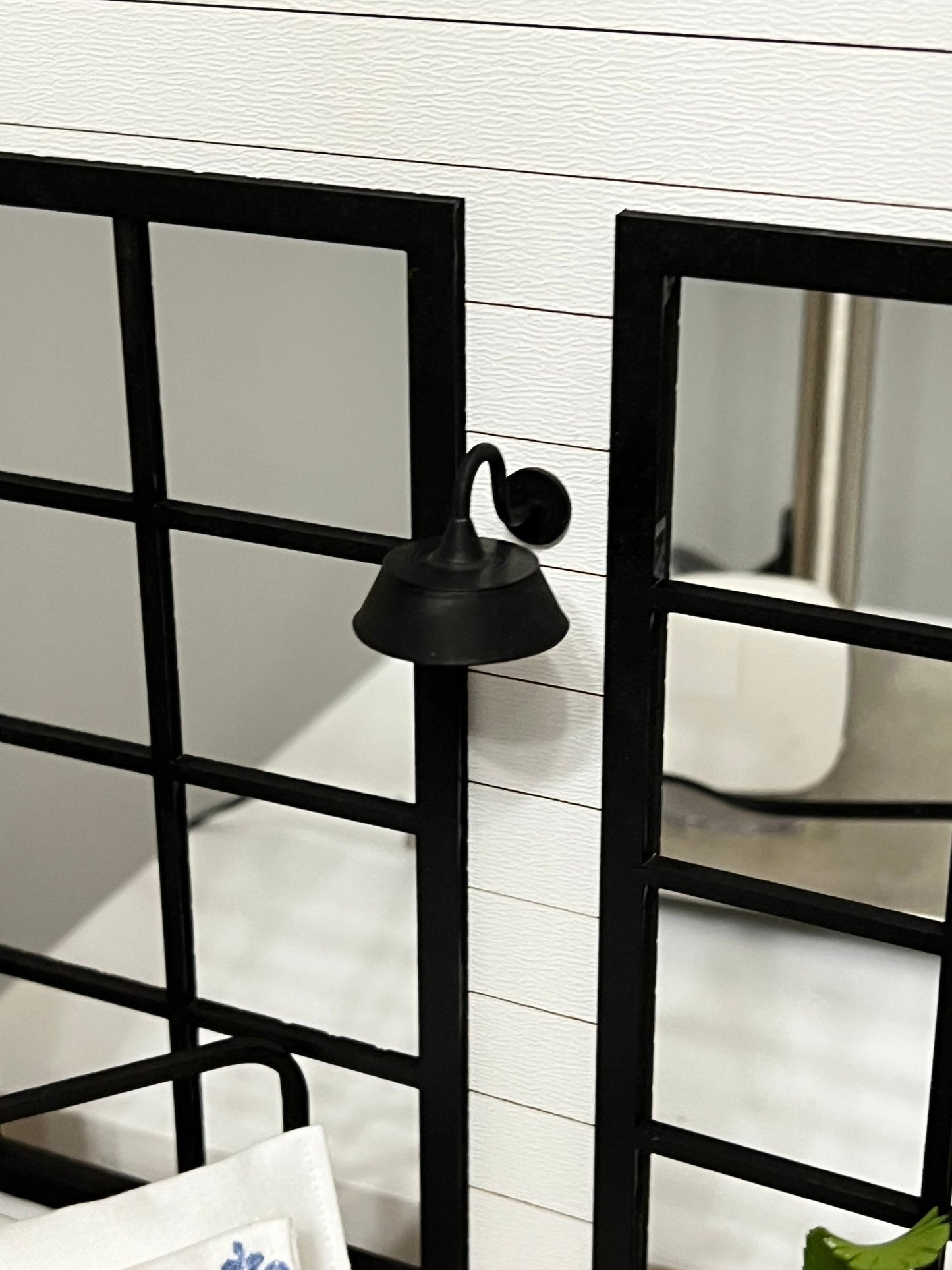 STL File - Farmhouse Industrial Lamp for Dollhouse Miniature 1/12 Scale | Digital 3D Print File | Rustic Mini Decor | RESIN Printers