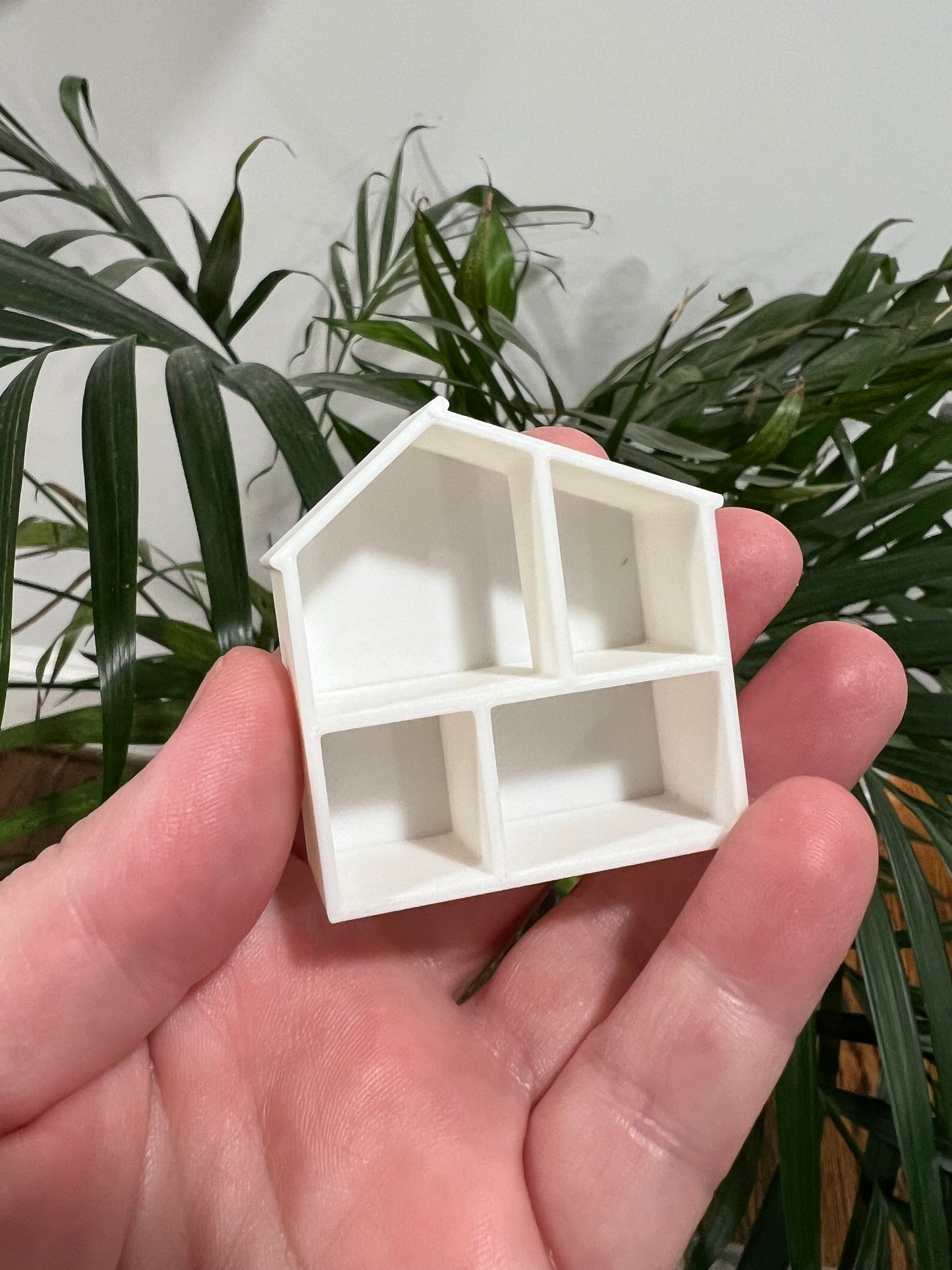 Miniature 1:12 Scale Flisat Dollhouse IKEA-inspired Bookcase | Mini Scene or Diorama Decor