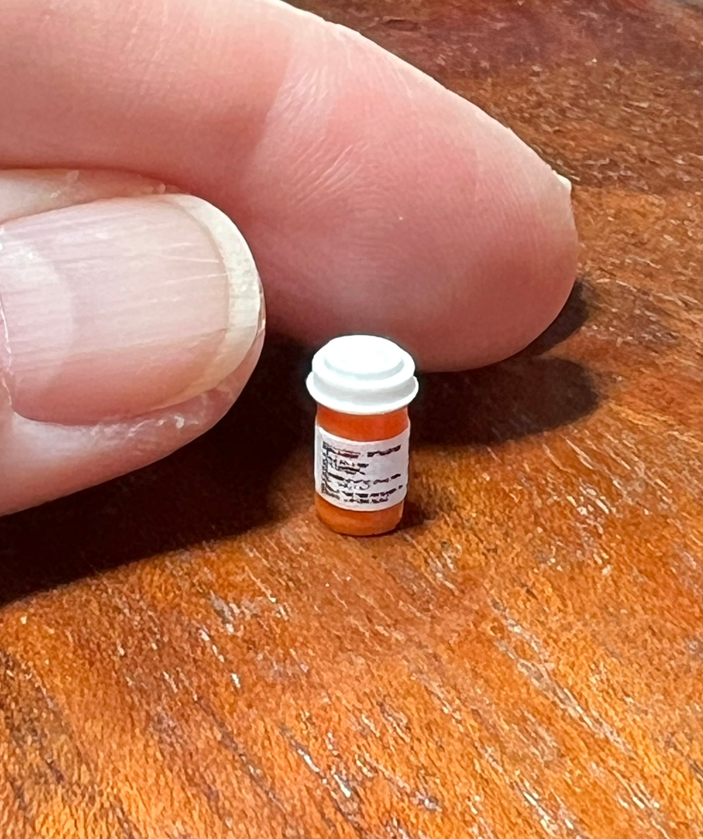 STL File - Miniature Prescription Pill Bottle | 1/12 Scale | Digital Download | Print in Resin or Filament